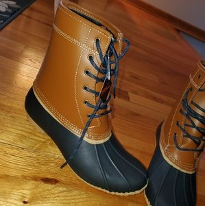 Lands End Duck Boots NWT